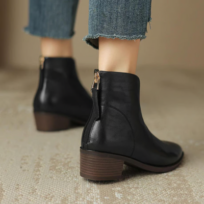Camille | Bottines chic à talon bas 