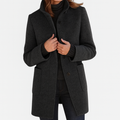 Camille™ - Manteau pour femme à col haut 