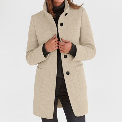Camille™ - Manteau pour femme à col haut 