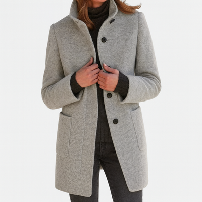 Camille™ - Manteau pour femme à col haut 