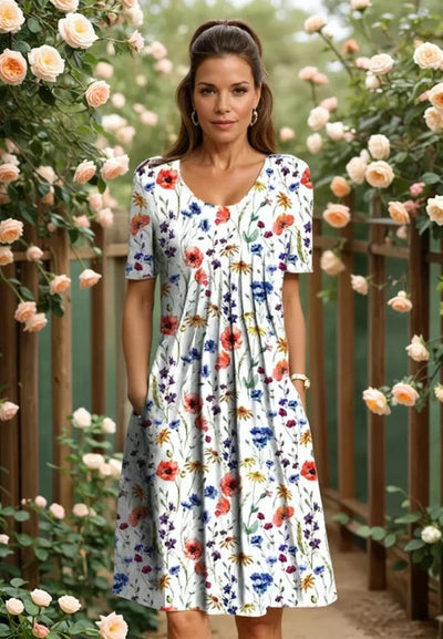 Celeste - Robe Midi Aérée Élégante