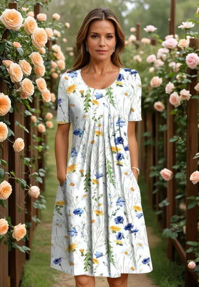 Celeste - Robe Midi Aérée Élégante