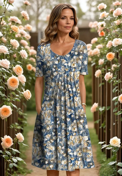 Celeste - Robe Midi Aérée Élégante