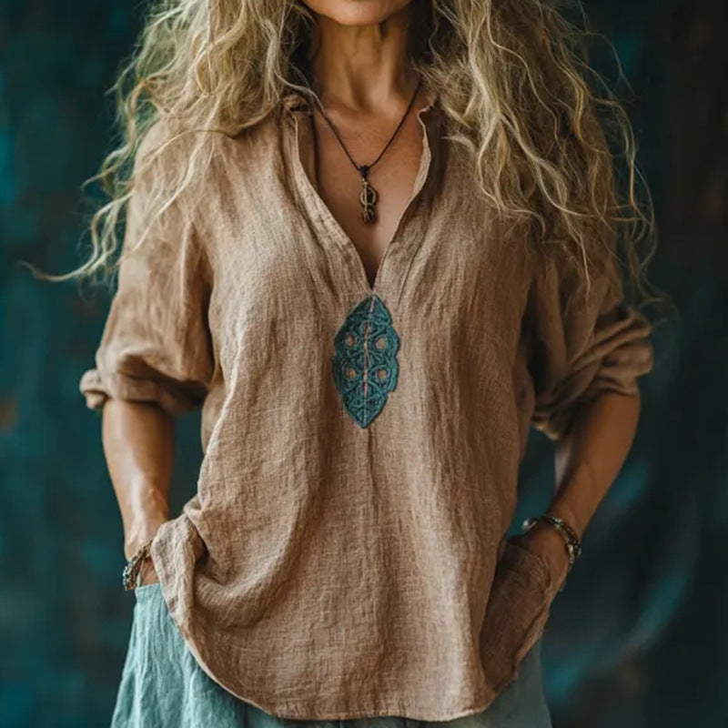 Nina - Blouse décontractée Élégante