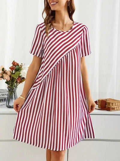 Clara - Robe Rayée d'Été 